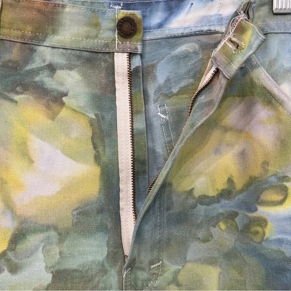 Stanley USA Carpenter Jeans 90s Floral Painter Pants 26x26 - Picture 5 of 6